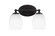 Capri Two Light Bathroom Lighting in Matte Black (200|5912-MB-4021)