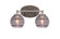 Capri Two Light Bathroom Lighting in Brushed Nickel (200|5912-BN-5112)