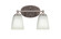 Capri Two Light Bathroom Lighting in Brushed Nickel (200|5912-BN-460)