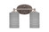 Capri Two Light Bathroom Lighting in Brushed Nickel (200|5912-BN-4062)