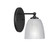 Capri One Light Wall Sconce in Matte Black (200|5911-MB-500)
