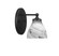 Capri One Light Wall Sconce in Matte Black (200|5911-MB-4769)