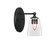 Capri One Light Wall Sconce in Matte Black (200|5911-MB-461)