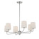 Bristol Six Light Chandelier in Satin Nickel (16|12096SWSN)