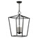 Devone Four Light Chandelier in Black w/Brushed Nickel (107|49434-04)