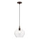 Aldrich One Light Pendant in Bronze w/Antique Brass (107|49093-07)