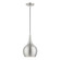 Andes One Light Mini Pendant in Brushed Nickel w/Polished Chrome (107|49016-91)