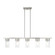 Carson Five Light Linear Chandelier in Brushed Nickel (107|48765-91)