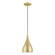 Amador One Light Mini Pendant in Soft Gold w/Polished Brass (107|41171-33)