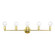 Lansdale Five Light Vanity Sconce in Polished Brass (107|14425-02)