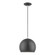 Piedmont One Light Pendant in Shiny Dark Gray w/Polished Chrome (107|41181-96)