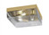 Flush Mounts Three Light Flush Mount in New Age Brass (200|842-NAB-2)