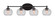 Capri Four Light Bath Bar in Matte Black (200|5914-MB-202)