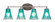 Capri Four Light Bathroom Lighting in Brushed Nickel (200|5914-BN-725)