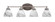 Capri Four Light Bathroom Lighting in Brushed Nickel (200|5914-BN-4769)