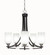 Paramount Five Light Chandelier in Matte Black & Brushed Nickel (200|3405-MBBN-310)