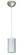 Stilo One Light Pendant in Satin Nickel (74|1XC-440419-LED-SN)