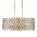 Windsor Eight Light Linear Pendant in French Gold/Matte Black (137|345N08FGMB)