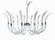 Cisne 14 Light Chandelier in Polished Nickel (29|N9314)