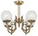 Metropolitan Four Light Semi Flush Mount in Classic Brass (29|N801904)