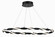 Convolution LED Pendant in Coal Black (42|P5482-66A-L)