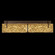 Terra LED Bath Bar in Bronze/Gold Leaf Glass (48|913450-42ST)