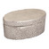 Oval Pebble Box in Antique Nickel (45|H0807-10658)