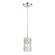 Formade Crystal One Light Mini Pendant in Polished Chrome (45|82196/1)