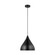 Oden One Light Pendant in Midnight Black (454|6645301-112)