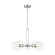 Codyn Five Light Chandelier in Brushed Nickel (454|3155705-962)