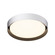 Echo LED Flush Mount in White / Black (86|E51014-WTBK)