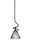 Capri One Light Mini Pendant in Matte Black (200|901-MB-9185)