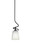 Capri One Light Mini Pendant in Matte Black (200|901-MB-460)