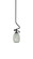 Capri One Light Mini Pendant in Matte Black (200|901-MB-4165)