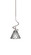 Capri One Light Mini Pendant in Brushed Nickel (200|901-BN-9185)