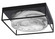 Flush Mounts Three Light Flush Mount in Matte Black (200|856-MB-9)