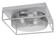 Flush Mounts Three Light Flush Mount in Brushed Nickel (200|856-BN-2)