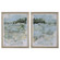 Far Away View Framed Prints, Set/2 in Champagne Silver (52|41454)