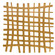 Gridlines Wall Decor in Antiqued Gold (52|04333)