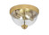 Flush Mounts Two Light Flush Mount in New Age Brass (200|822-NAB-2)