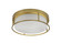 Flush Mounts Three Light Flush Mount in New Age Brass (200|816-NAB-1)