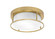 Flush Mounts Two Light Flush Mount in New Age Brass (200|812-NAB-1)