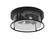Flush Mounts Two Light Flush Mount in Matte Black (200|812-MB-0)