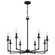 Prescott Eight Light Chandelier in Matte Black (10|PRC5032MBK)