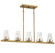 Dimond Five Light Linear Chandelier in Warm Brass (159|V6-L1-2321-5-322) Dimond Five Light Linear Chandelier in Warm Brass (159|V6-L1-2321-5-322)