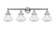 Edison Four Light Bath Vanity in Polished Chrome (405|616-4W-PC-G324)
