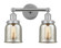 Edison Two Light Bath Vanity in Brushed Satin Nickel (405|616-2W-SN-G58)