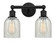 Edison Two Light Bath Vanity in Matte Black (405|616-2W-BK-G2511)