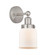 Edison One Light Wall Sconce in Brushed Satin Nickel (405|616-1W-SN-G51)