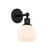 Edison One Light Wall Sconce in Matte Black (405|616-1W-BK-G121-6)